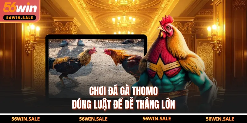 Chơi đá gà Thomo 56WIN đúng luật để dễ thắng lớn